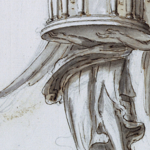 Drawing, Door of a Tabernacle Intended To Be Executed In Bronze, 1700-1750