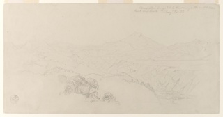 Drawing, Composition Suggested by Scenery between Pasto, Colombia, and Quito, Ecuador