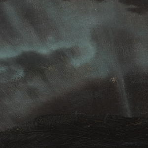 Drawing, Aurora Borealis, Mt. Desert Island, from Bar Harbor, Maine, September 1860