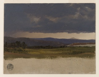 Drawing, View in the Hudson Valley, Hudson, New York