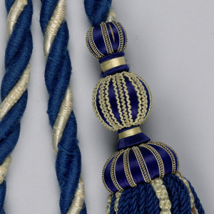 Cord With Two Tassels, Tasseled tie-back, mid-19th century