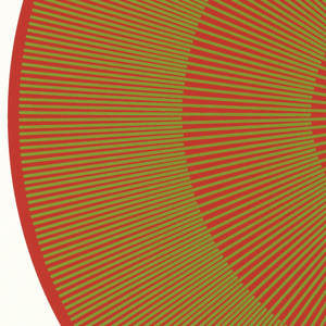 Print, Olive over Red, plate 11, "Color/Moire" Portfolio, 1969