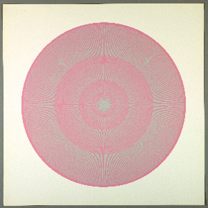 Print, Putty over Pink, Plate 3, "Color/Moire" Portfolio, 1969