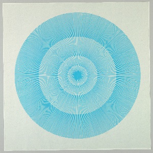Print, Red Lines Overlay, Plate 21, "Color/Moire" Portfolio, 1969