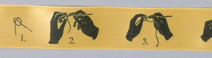 Ribbon And Sample, How to Crochet, 2002