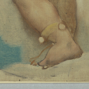 Drawing, Study for Roundel with Putto Holding Attributes of Music, late 19th century