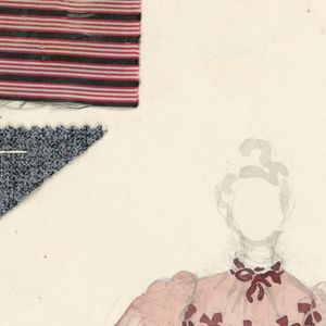 Drawing, Costume Design: Nora, Act II, for A Doll