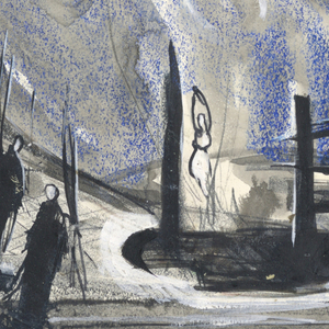 Drawing, Stage Design: Salome, 1969