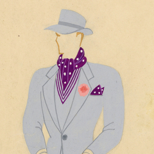 Drawing, "Champs Elysees" Chanteur