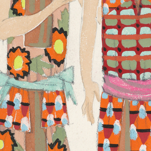 Drawing, Costume Design for "Nanette": Three Women, 20th century