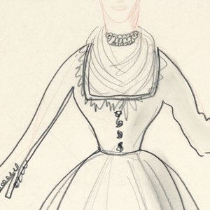 Drawing, Costume Design: City Forgotten, 1930–1936