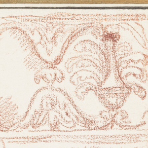 Drawing, Study of balusters and sculptural motifs, ca. 1759–70
