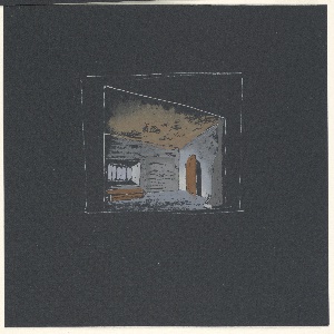 Drawing, Stage Design: Alternative Set for Act III, Scene 3, for Gordon Daviot