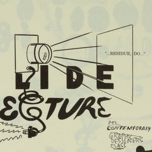 Poster Announcement, Ed Fella, Slide Lecture - Los Angeles Times Art Center, February 3, 1999