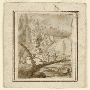 Drawing, Fantasy Landscape, ca. 1742–43