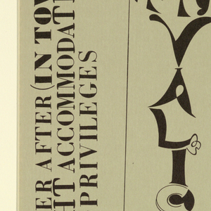 Poster Announcement, Rick Valicenti and Edward Fella/Annex Studio Archive