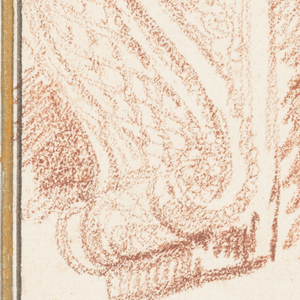 Drawing, Study of corbels, ca. 1759–70