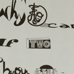 Holiday Greetings, Ed Fella and Lucy Bates Holiday Greetings: Why Care if Two..., 1999–2000
