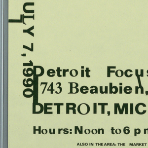 Announcement, Sculpture, 1990