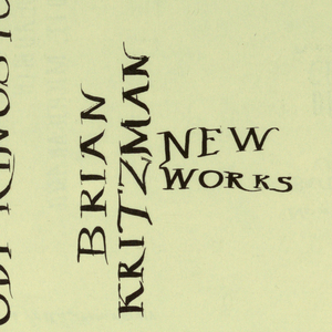 Announcement, New Works: Sandra Budd, Jodi Kingston, Brian Kritzman, 1991