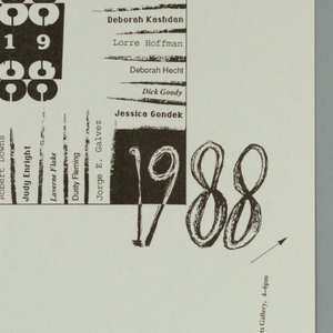 Announcement, Directions: 1988, 1988