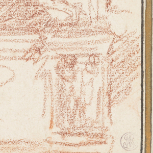 Drawing, Detail from Sistine Chapel ceiling, ca. 1759–70