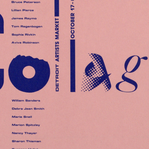 Announcement, Collage and Variations, 1986