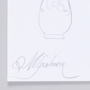 Drawing, Designs for Tall Bee Vase, 1997