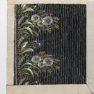 Embroidery Sample (France), late 18th–early 19th century