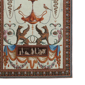 Sidewall, Arabesque with griffins, 1789