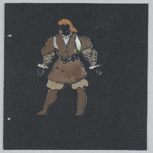 Drawing, Costume Design: Pages or Messengers, for Othello, 1932