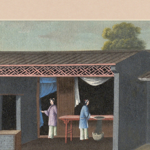 Drawing, Sifting tea", 1890–1910