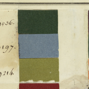 Sample Sheet (France), ca. 1750