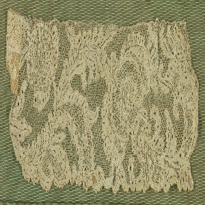 Fragment, Cooper Union Museum Lace Study Card, ca. 1750