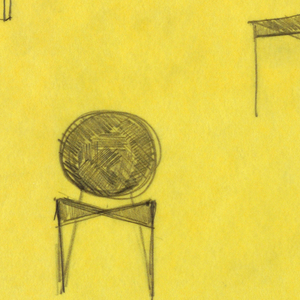 Drawing, Designs for Vik-ter Chair, 1990