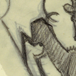 Drawing, Antelope: Horned beasts