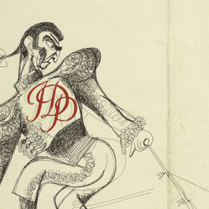 Drawing, Grill del Prado: Matador