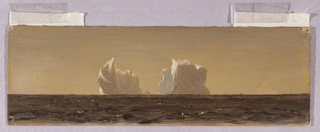 Drawing, Two Icebergs, Canada