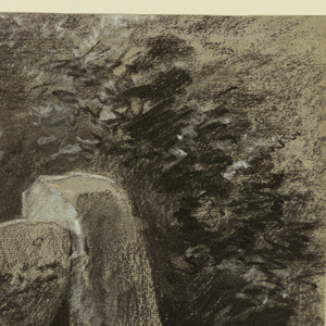 Drawing, Rocks in the Woods, August 18, 1876