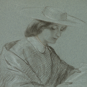 Drawing, Mrs. Sheppard Gandy Seated, 1859