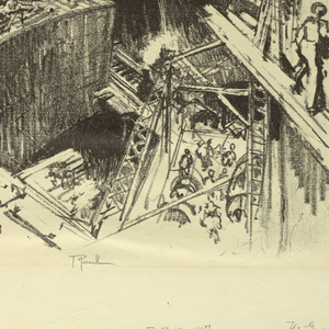 Print, The Guard Gates, Gatun Lock, Panama Canal, 1912