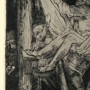 Print, Descent from the Cross by Torchlight, 1654