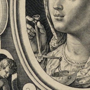 Print, Justice from the set VII Virtutum...imagines, ca. 1575