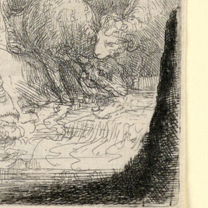 Print, The Flute Player, 1642