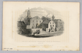 Print, The Old Methodist Preaching House & Parsonage, John St.