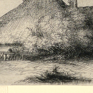 Print, Landscape with an Obelisk, ca. 1650