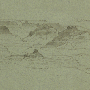 Drawing, The Grand Canyon from Hava Supai Point, Looking East, May 25, 1901