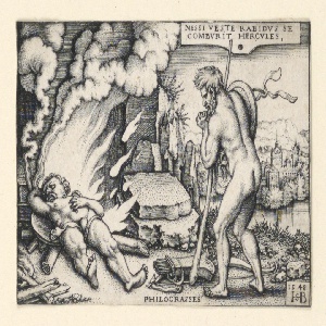 Print, The Death of Hercules, 1542–48