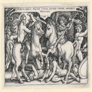Print, Hercules Abducting Iole, 1542–48