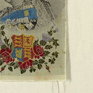 Woven Portrait, Victoria, Queen of an Empire on Which the Sun Never Sets, ca. 1900